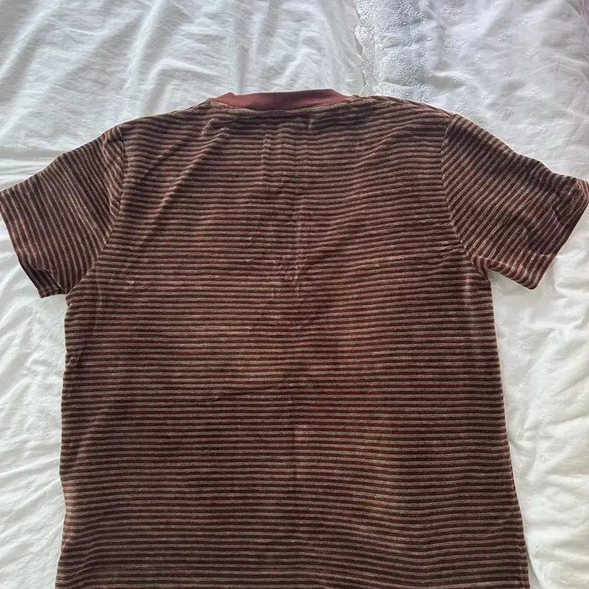 [BUNJANG] Our Legacy Brown Stripe T-Shirt / 아워레가시 브라운 스트라이프 티셔츠