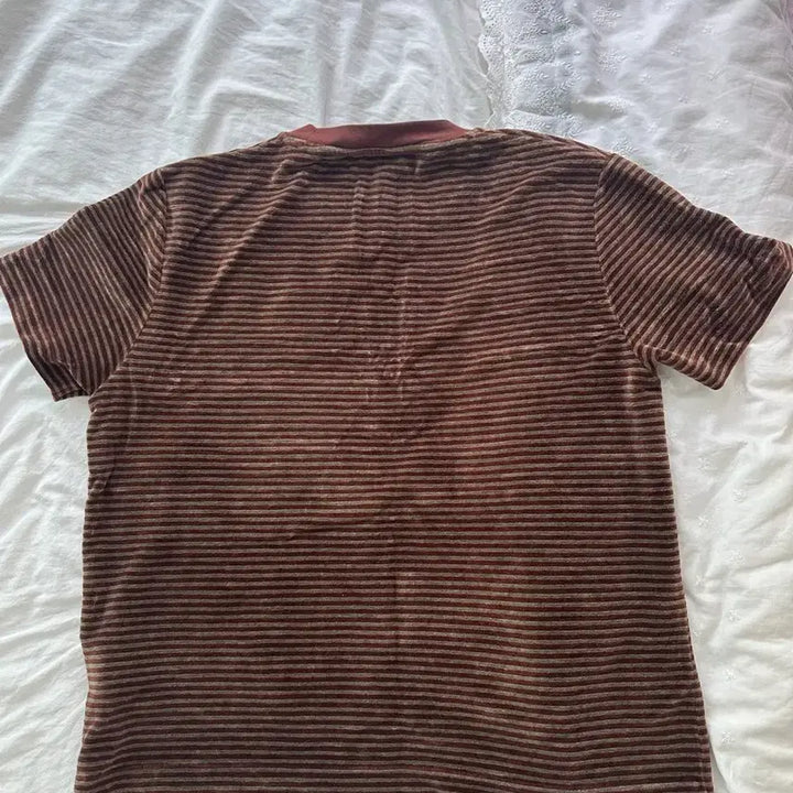 [BUNJANG] Our Legacy Brown Stripe T-Shirt / 아워레가시 브라운 스트라이프 티셔츠