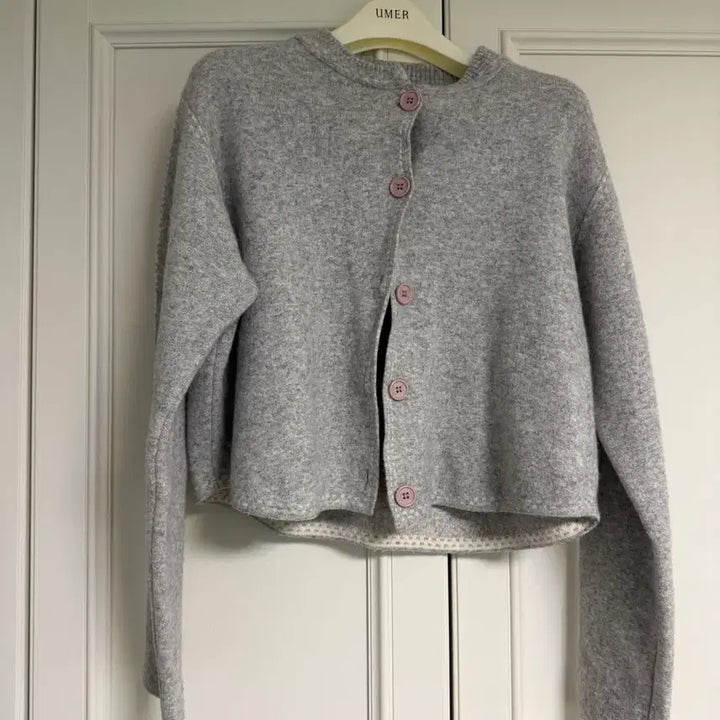 [BUNJANG] Mujerla (Raon Company) Grey Stitch Cardigan / 뮤제라(라온컴퍼니) 그레이 스티치 가디건