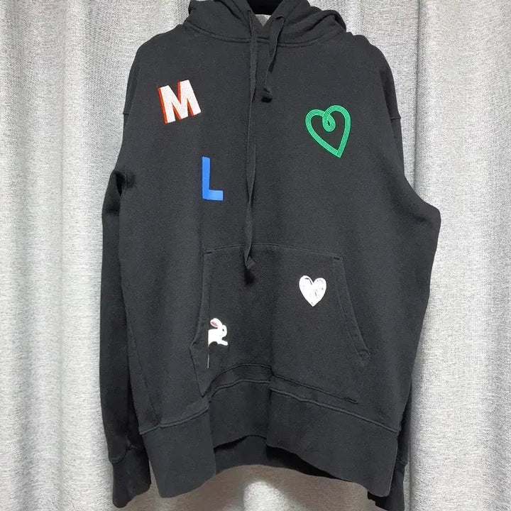 [BUNJANG] Marcus Luper Embroidered Organic Hoodie T-shirt (S-M) / marcus luper 마커스루퍼 자수오가닉후드 맨투맨 티셔츠 s ~m