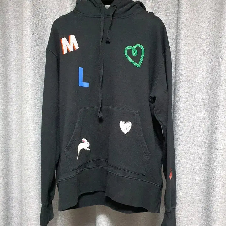 [BUNJANG] Marcus Luper Embroidered Organic Hoodie T-shirt (S-M) / marcus luper 마커스루퍼 자수오가닉후드 맨투맨 티셔츠 s ~m
