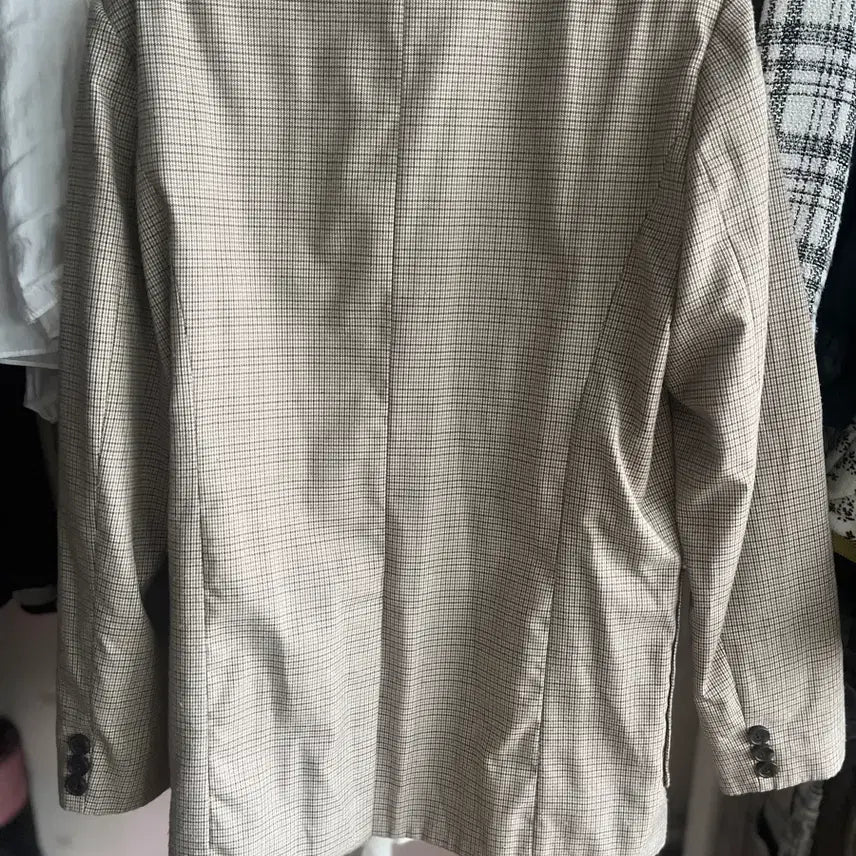 [BUNJANG] Doris Check Pattern Oversized Jacket / Doris 체크 패턴 오버핏 자켓
