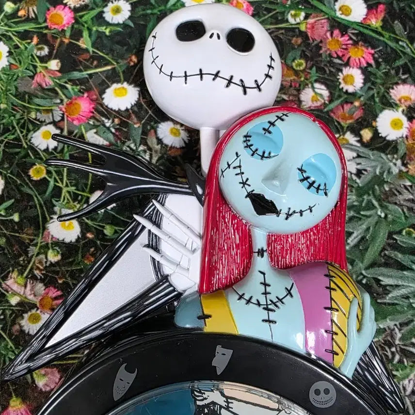[BUNJANG] Disney Nightmare Before Christmas Jack &amp; Sally Wall Clock / 디즈니 크리스마스의 악몽 잭&amp;샐리 벽시계