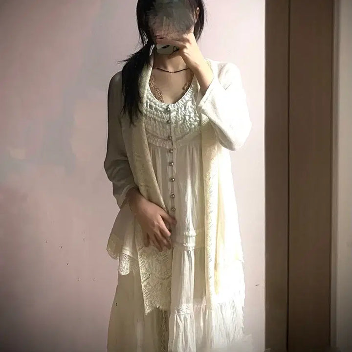 [SOLD OUT] (가격제안,단품 가능)5피스 야상 모리걸 빈티지 세트