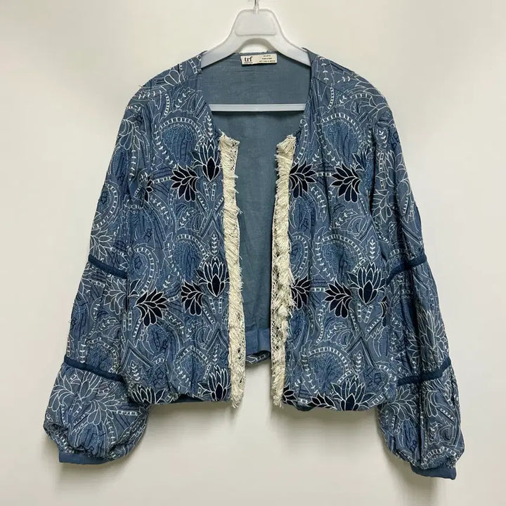 [BUNJANG] ZARA Fringe Open Cardigan Jacket / [여자 90 (S)]자라 오픈형 프린지 가디건 자켓