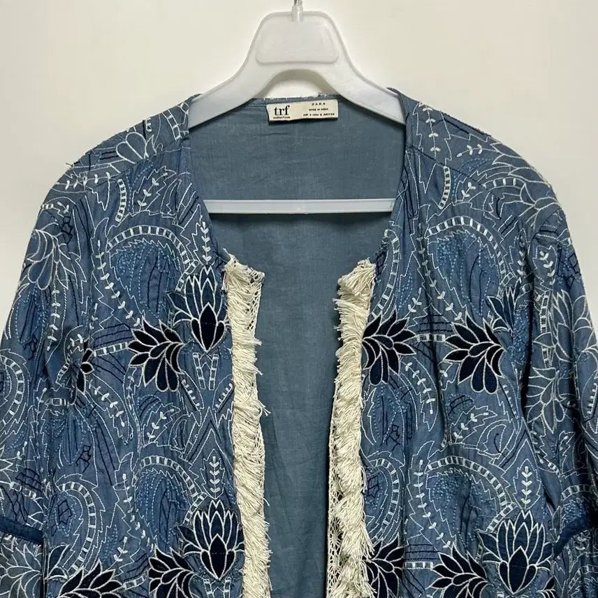 [BUNJANG] ZARA Fringe Open Cardigan Jacket / [여자 90 (S)]자라 오픈형 프린지 가디건 자켓