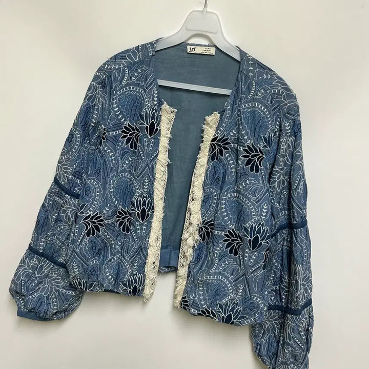 [BUNJANG] ZARA Fringe Open Cardigan Jacket / [여자 90 (S)]자라 오픈형 프린지 가디건 자켓