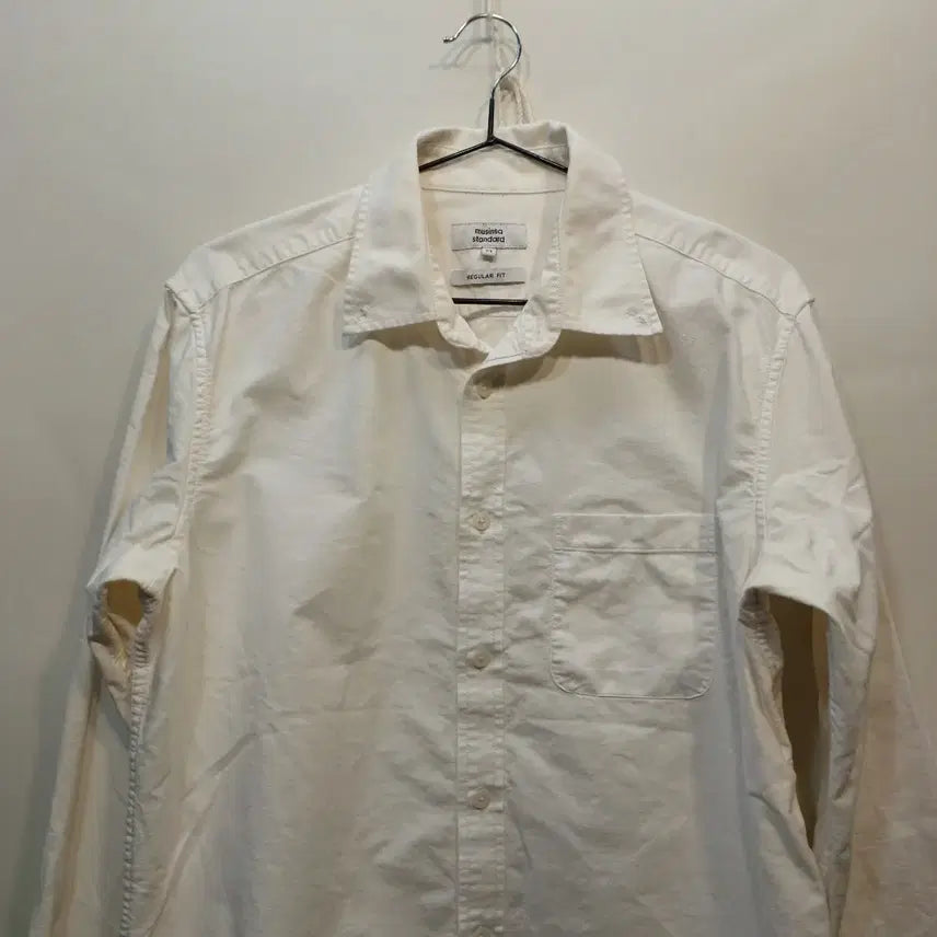 [BUNJANG] Musinsa Standard Regular Fit White Shirt / 무신사 스탠다드 흰색 셔츠 레귤러핏95사이즈봄여름  64010