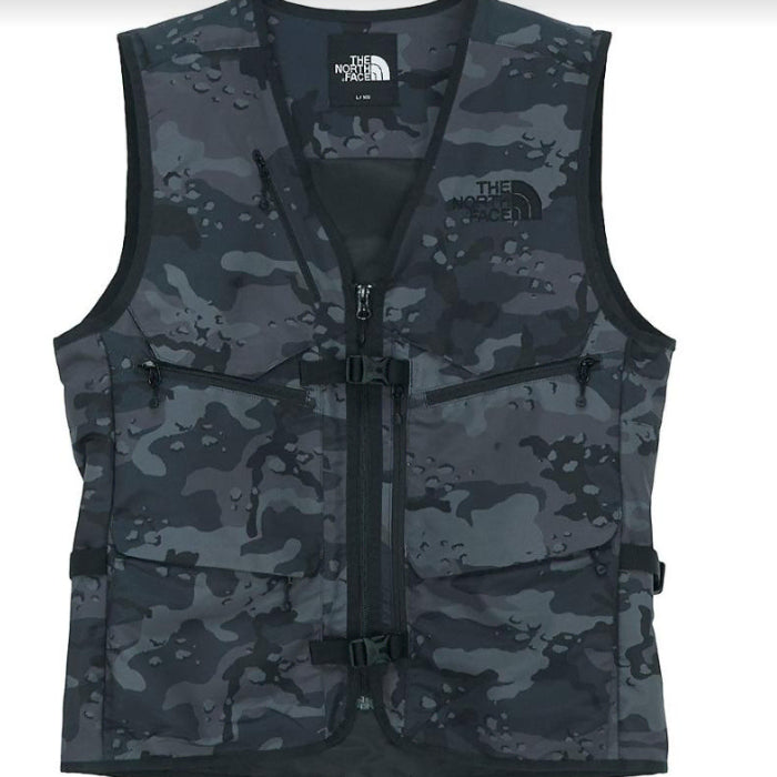 [BUNJANG] The North Face Novelty Gear Mesh Vest Black Camo L / 새) 노스페이스 노벨티 기어 메시 베스트 조끼 블랙 카모 L 낚시 캠핑