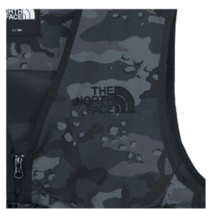[BUNJANG] The North Face Novelty Gear Mesh Vest Black Camo L / 새) 노스페이스 노벨티 기어 메시 베스트 조끼 블랙 카모 L 낚시 캠핑