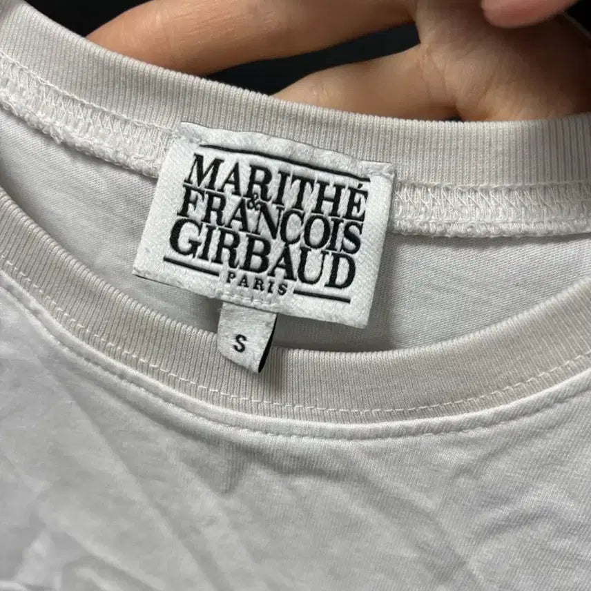 [BUNJANG] Marithe Francois Girbaud Crop T-shirt / 마리떼 프랑소와 저버 크롭 반팔티