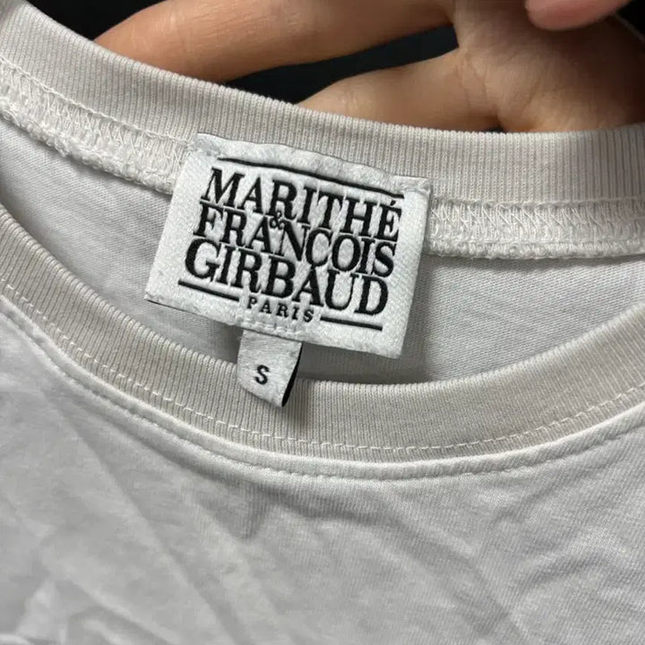 [BUNJANG] Marithe Francois Girbaud Crop T-shirt / 마리떼 프랑소와 저버 크롭 반팔티