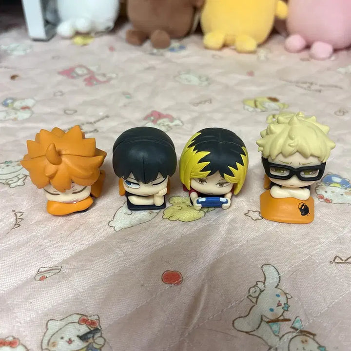 [BUNJANG] Haikyu Onemutan Gacha 4-Piece Bundle Set / 하이큐 오네무탄 가챠 4종 일괄