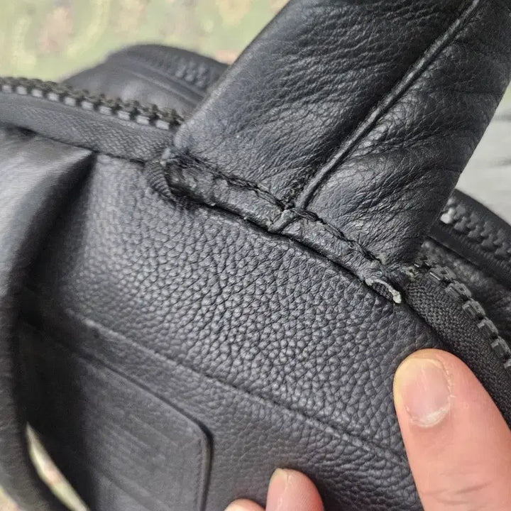 [BUNJANG] Coach Modern Varsity Black Backpack / [최종할인] 코치 모던 바시티 블랙 백팩