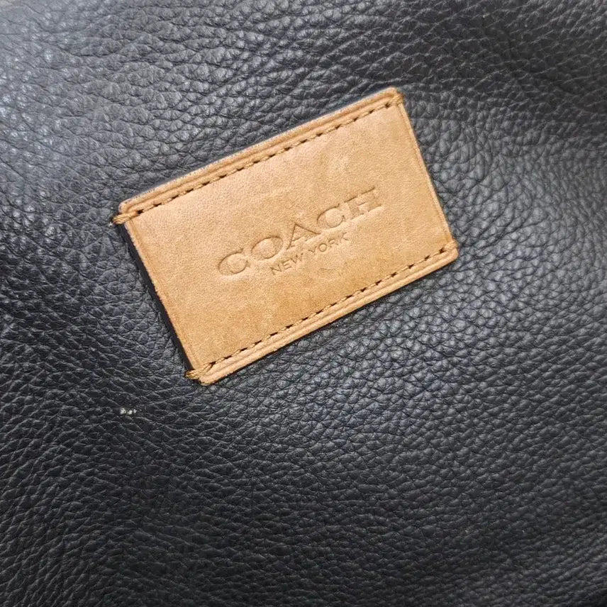[BUNJANG] Coach Modern Varsity Black Backpack / [최종할인] 코치 모던 바시티 블랙 백팩