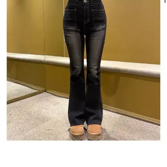 [BUNJANG] De of Black Bootcut Denim Pants M / 드오브 블랙 부츠컷 데님 팬츠 M