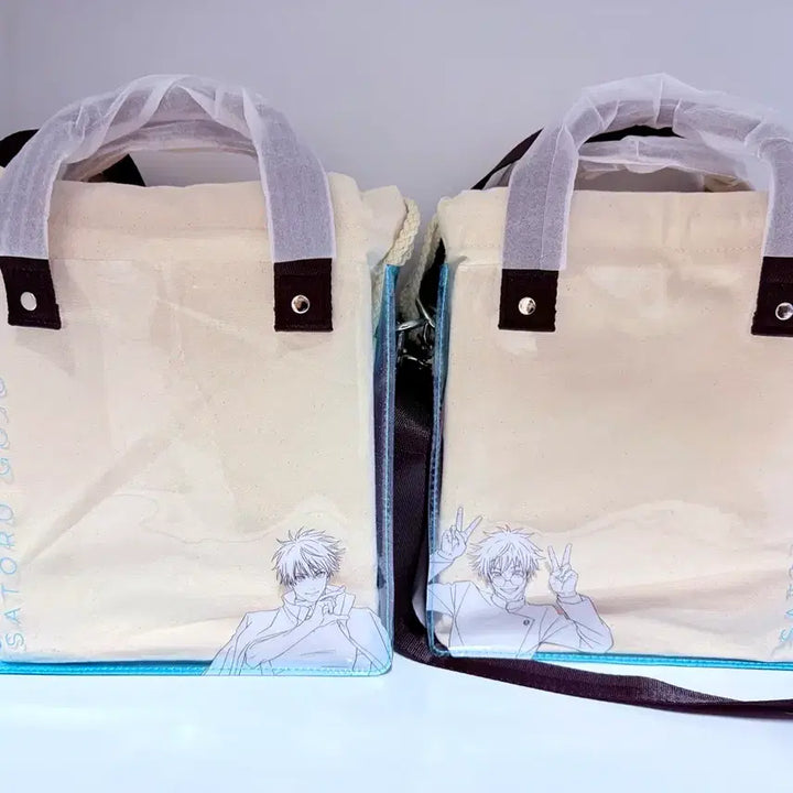 [BUNJANG] Jujutsu Kaisen Gojo Satoru Clear Bag Bundle Set / [무료배송] 주술회전 애니전시회 고죠 사토루 클리어백 (미개봉)