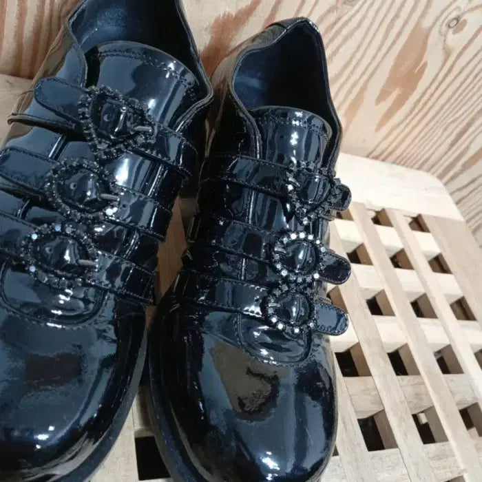 [BUNJANG] SUECOMMA BONNIE Jewel Mary Jane Loafers / 슈콤마보니 쥬얼 메리제인 로퍼 235