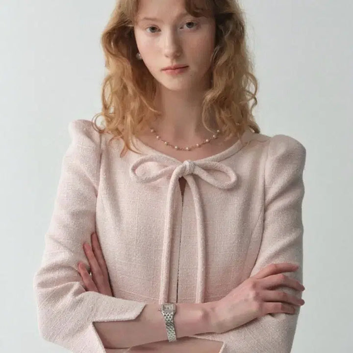 [BUNJANG] Flohm Mellow Ribbon Jacket Pink Size 0 / 플로움 Mellow Ribbon Jacket 핑크 0사이즈 새상품