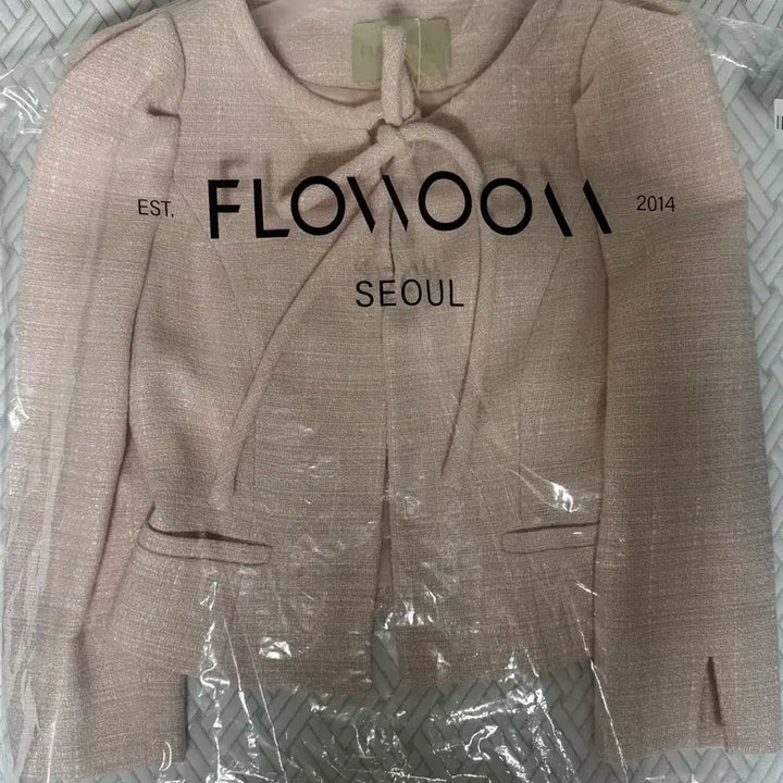 [BUNJANG] Flohm Mellow Ribbon Jacket Pink Size 0 / 플로움 Mellow Ribbon Jacket 핑크 0사이즈 새상품