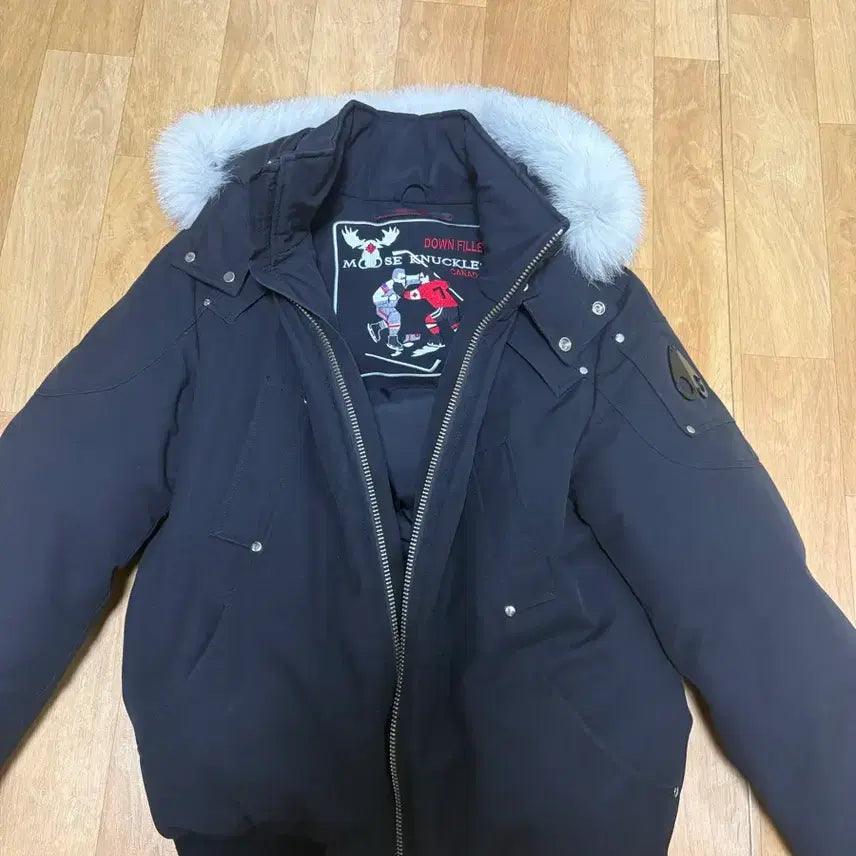 [BUNJANG] Moose Knuckles Ballistic M Black Padded Jacket / 무스너클 발리스틱 M
