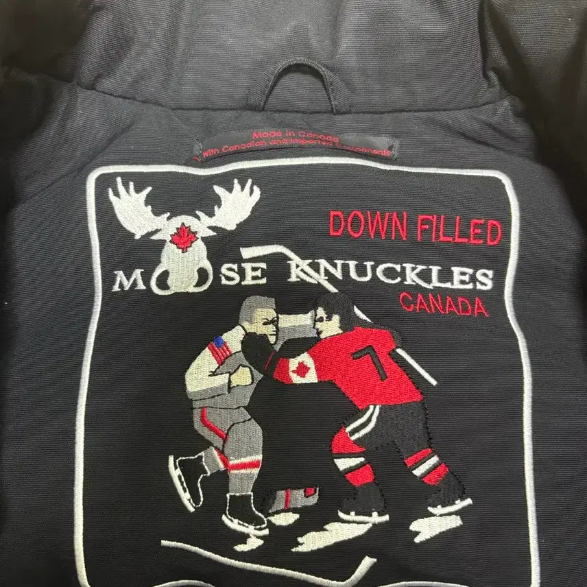 [BUNJANG] Moose Knuckles Ballistic M Black Padded Jacket / 무스너클 발리스틱 M