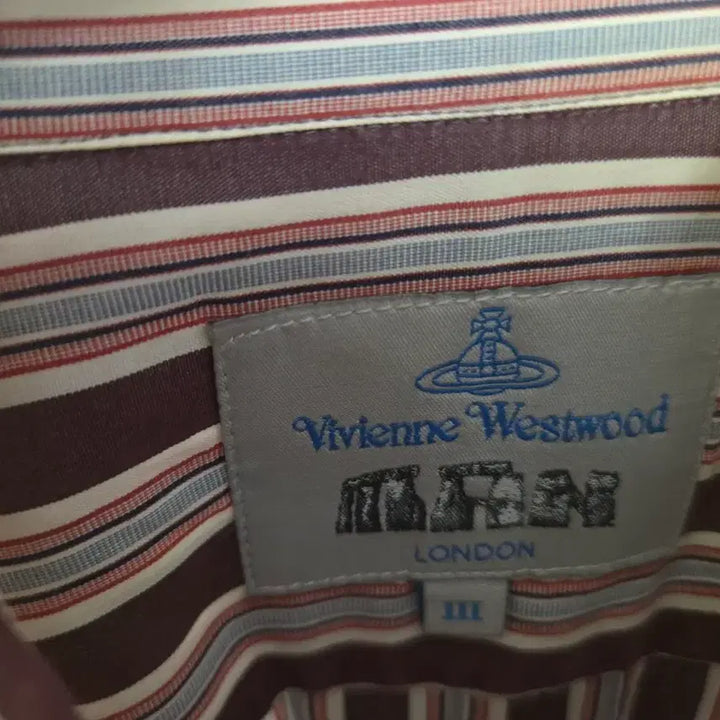 [BUNJANG] Vivienne Westwood Striped Shirt / 비비안웨스트우드 스트라이프 셔츠 M