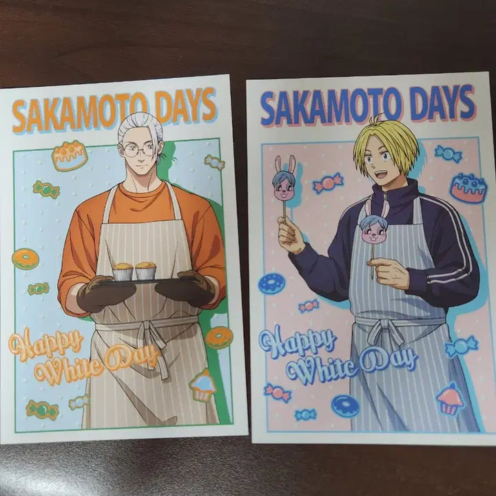 [BUNJANG] Sakamoto Days White Day Postcard Set / 사카모토 데이즈 특전 화이트데이 포스트 엽서