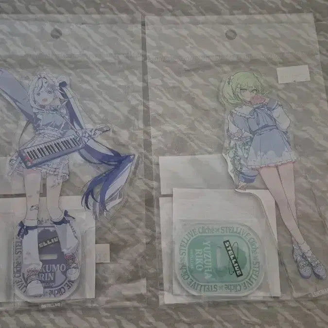 [BUNJANG] Stellive Kumo Rin Yuzha Rico Acrylic Stand Set / 스텔라이브 쿠모 린 유즈하 리코 아크릴 스탠드
