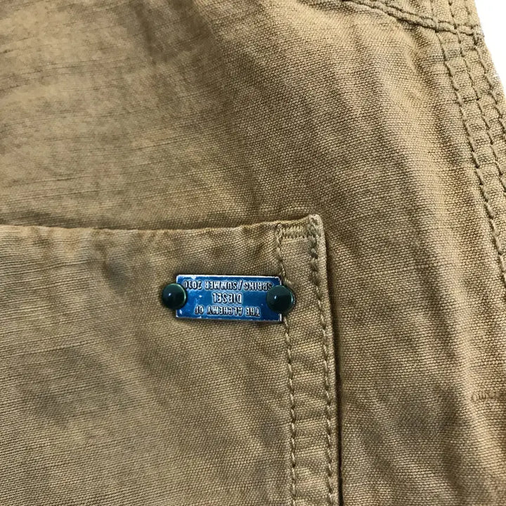 [SOLD OUT] 디젤 DIESEL 유틸리티 밀리터리 린넨코튼팬츠 새상품 [33-34]