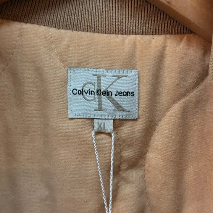 [BUNJANG] Calvin Klein Double Collar Two-Pocket Bomber Jacket / 캘빈 클라인 이중카라 투포켓 봄버 자켓