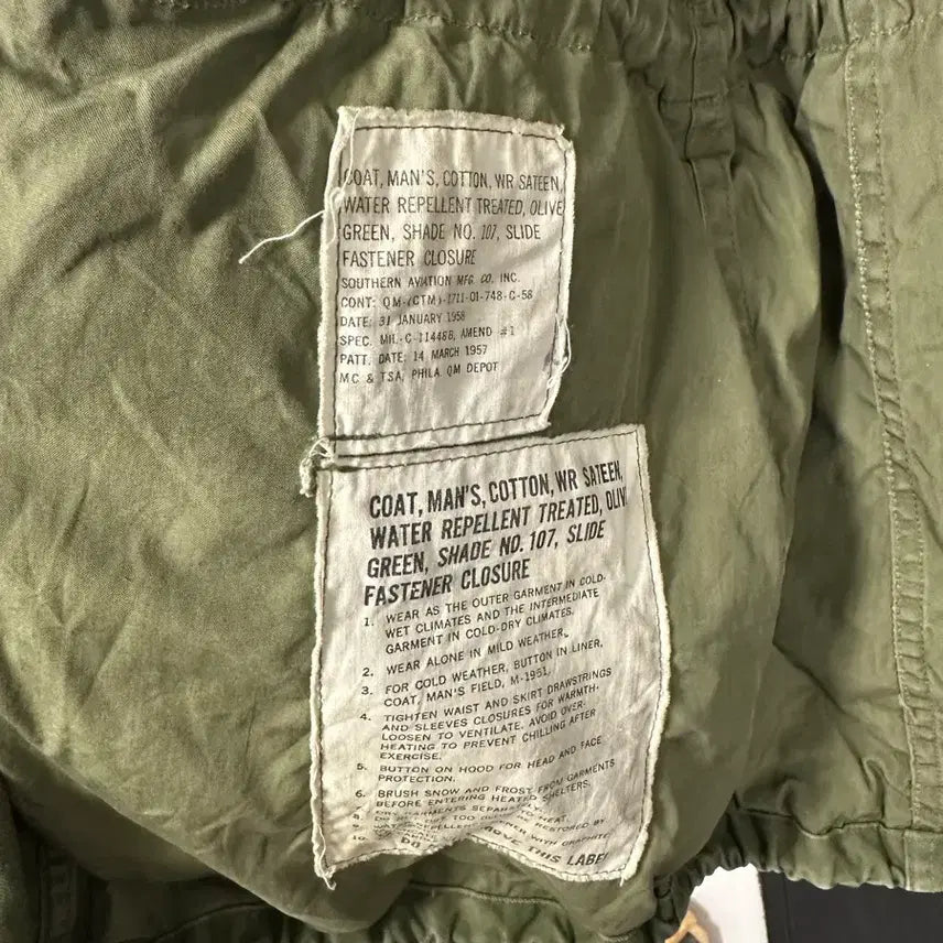 [BUNJANG] M-51 Field Jacket / 오리지날 m-51 필드자켓