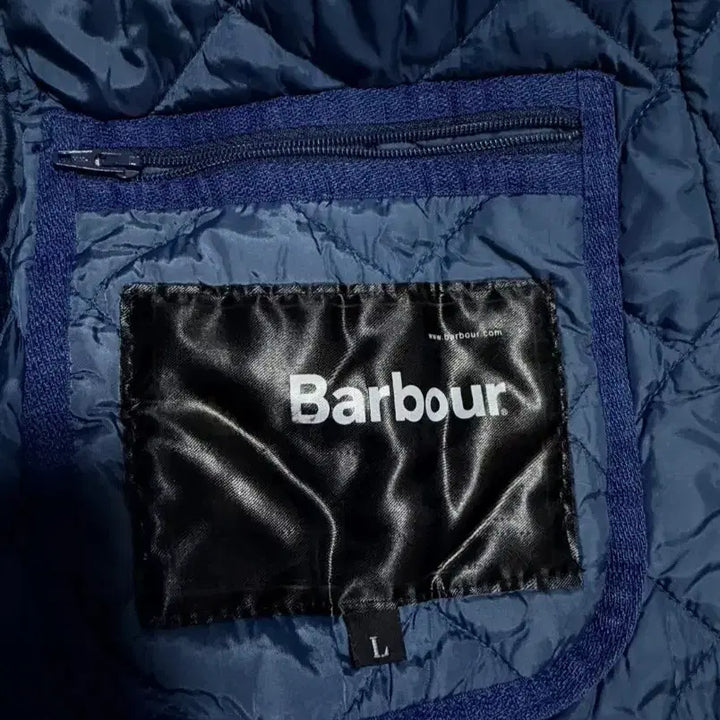 [BUNJANG] Barbour Augustine Quilted Jacket L Blue / 바버 어거스틴 퀼팅 자켓 L 블루 (105)