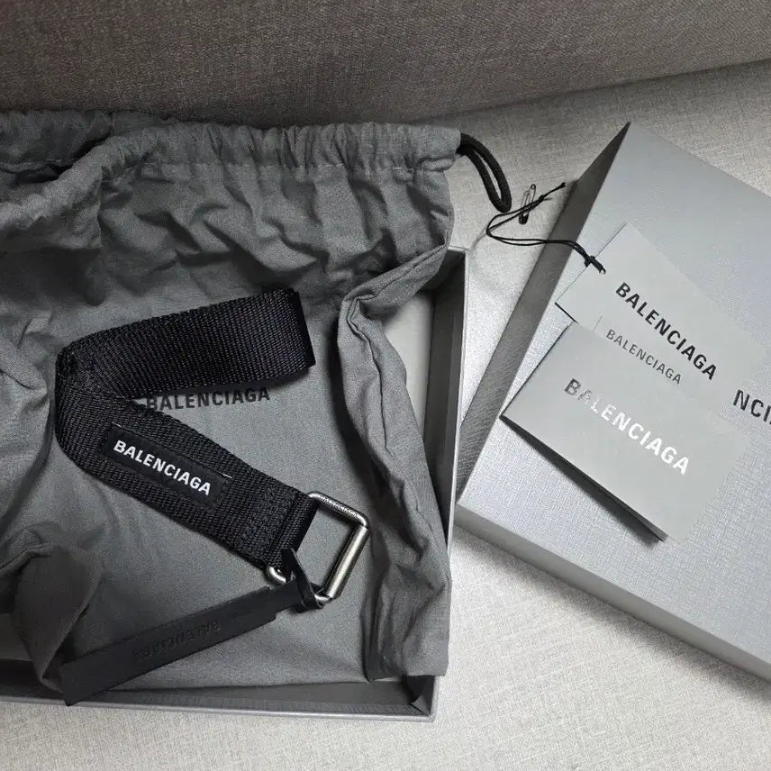 [BUNJANG] Balenciaga Army Fabric Belt - Black / 발렌시아가 아미 패브릭 벨트 블랙