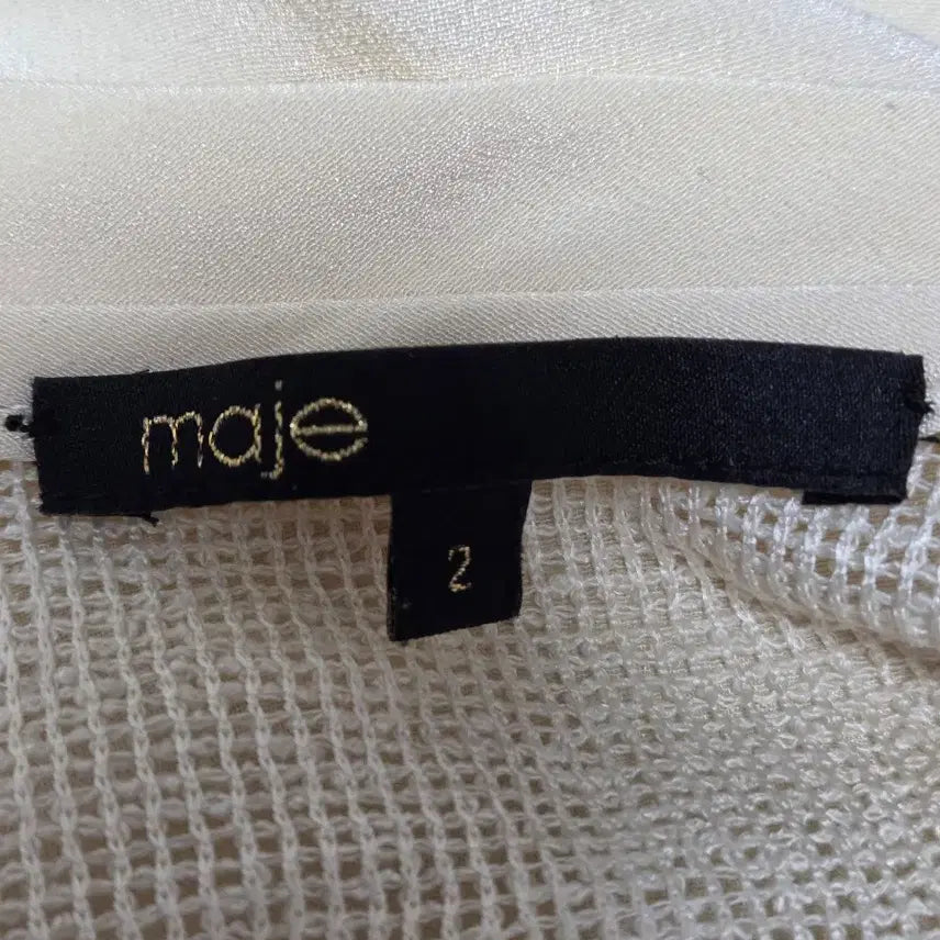 [BUNJANG] Maje Ivory Pocket T-shirt / 55~66 마쥬 아이보리 포켓 티 (maje)