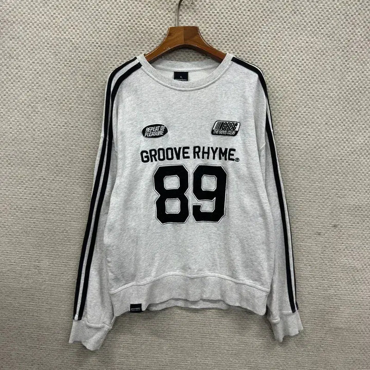 [BUNJANG] Groove Rime Blockcore Sweatshirt / 그루브라임 블록코어 스웻셔츠 맨투맨 S A08314
