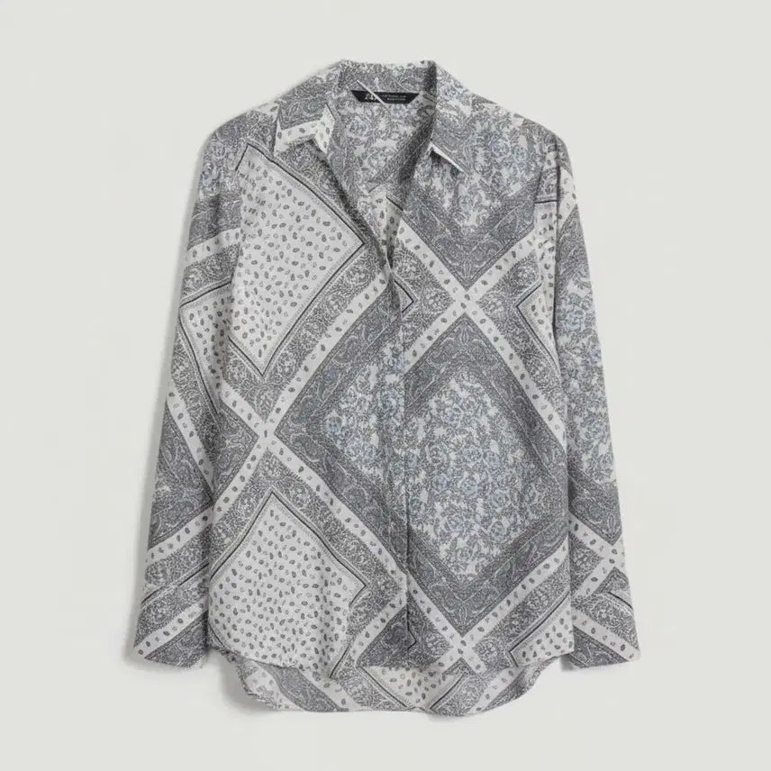 [BUNJANG] Zara Paisley Blouse / 여성M/ 자라 페이즐리 블라우스 GY 19-106