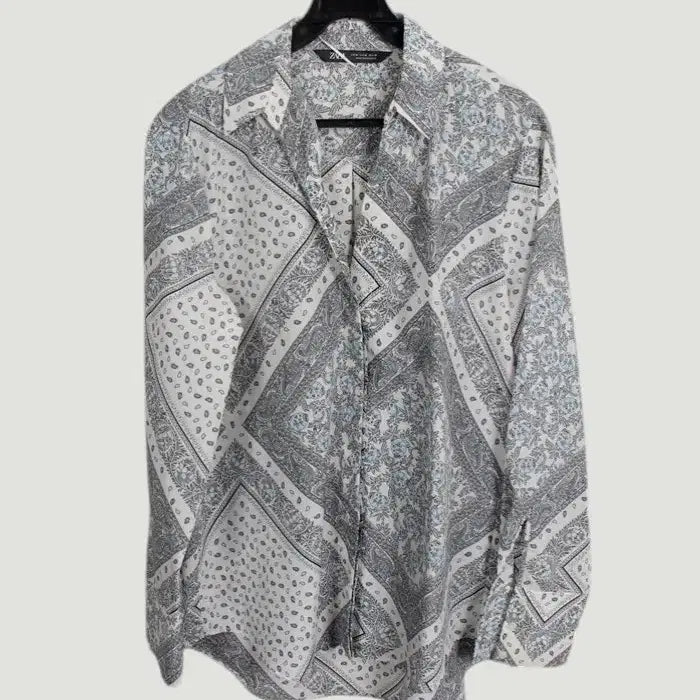 [BUNJANG] Zara Paisley Blouse / 여성M/ 자라 페이즐리 블라우스 GY 19-106