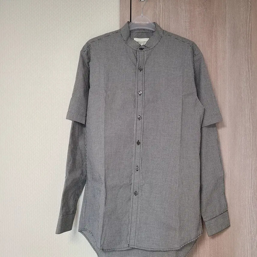 [BUNJANG] Public School Layered Check Shirt S / 퍼블릭스쿨 레이어드 체크 셔츠 s 100