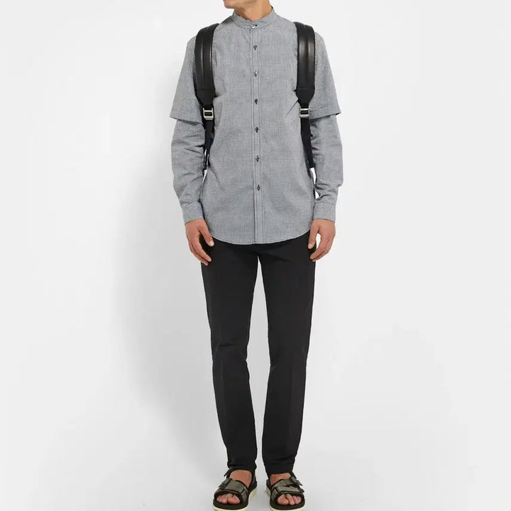 [BUNJANG] Public School Layered Check Shirt S / 퍼블릭스쿨 레이어드 체크 셔츠 s 100