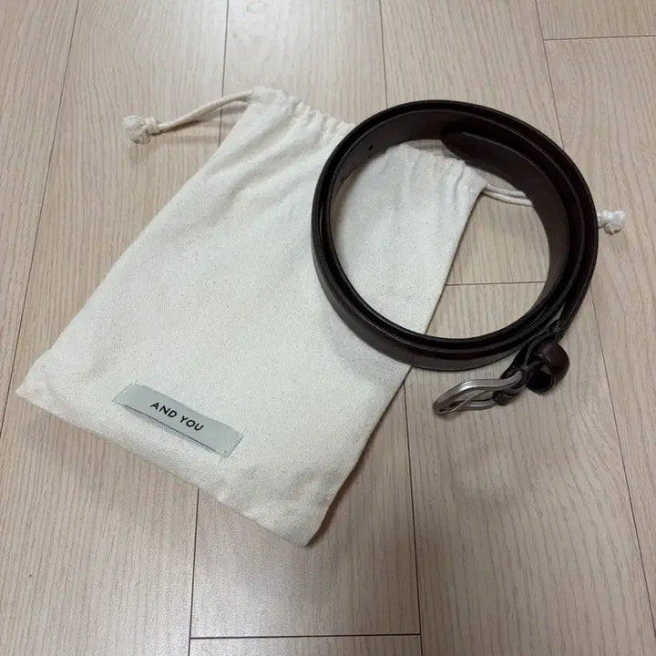 [BUNJANG] And You Belt Chocolate Color / (새상품) 앤유 벨트 초콜릿 컬렁
