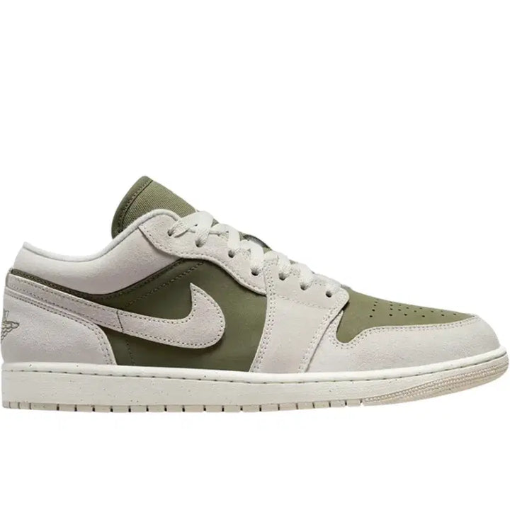 [BUNJANG] Nike Jordan 1 Low SE Medium Olive Sail Sneakers / 나이키 조던 1 로우 SE 미디움 올리브 세일 HV4089-201 새상품