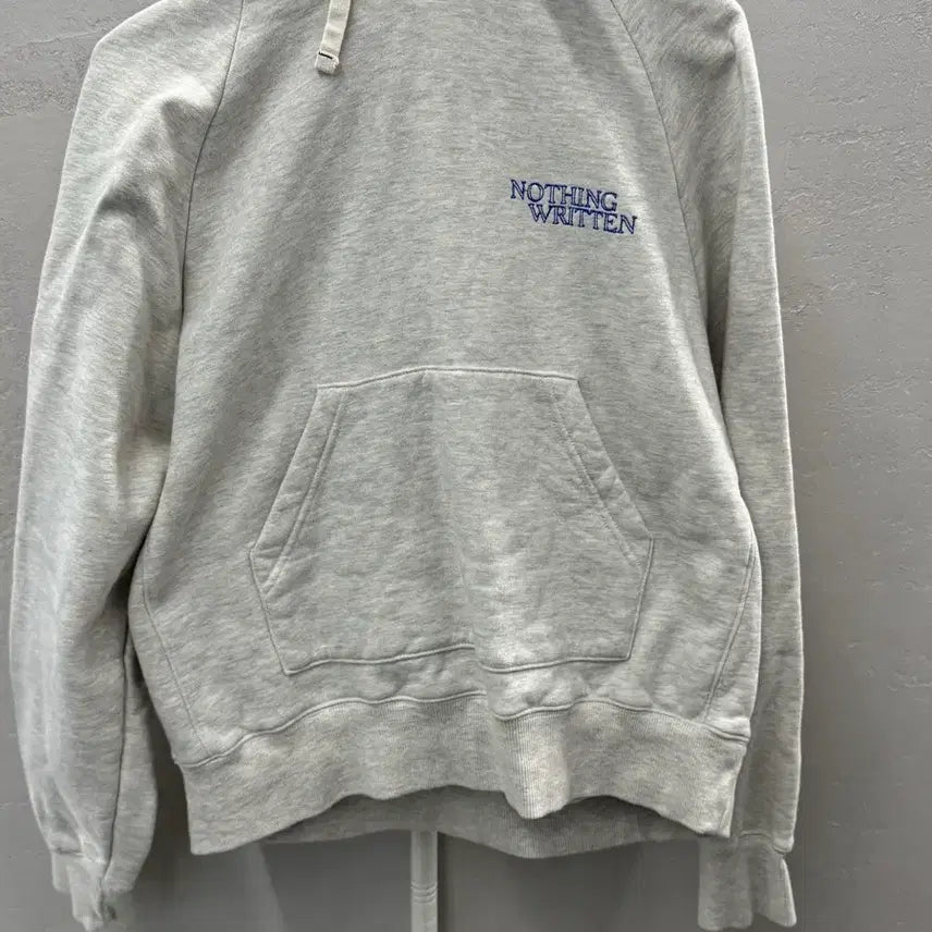 [BUNJANG] Nothing Written Gray Hoodie / Nothing Written 회색 후드티