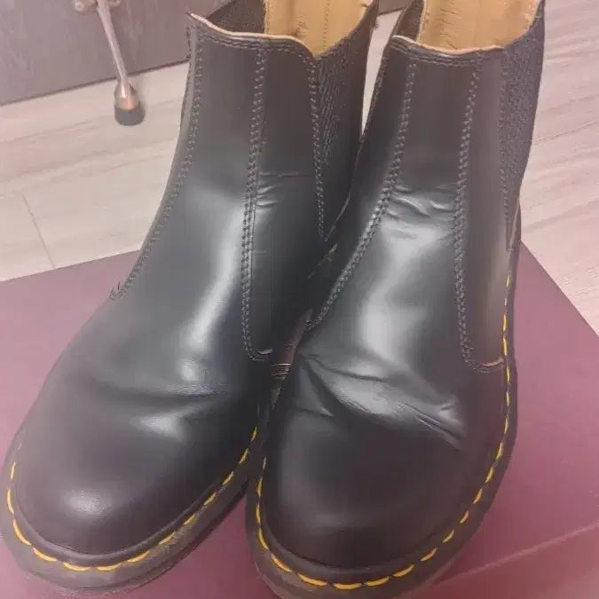 [BUNJANG] Dr. Martens MIE Vintage 2976 Black Boots / 닥터마틴 MIE 빈티지 2976 블랙 6사이즈
