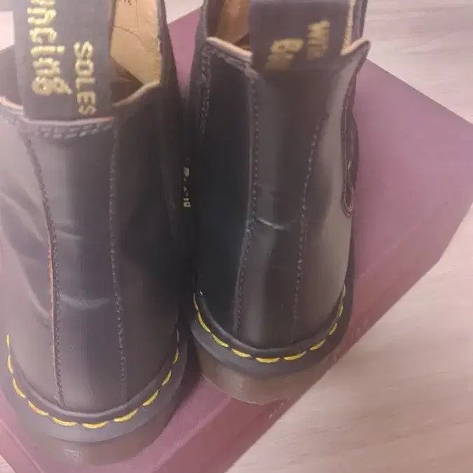 [BUNJANG] Dr. Martens MIE Vintage 2976 Black Boots / 닥터마틴 MIE 빈티지 2976 블랙 6사이즈
