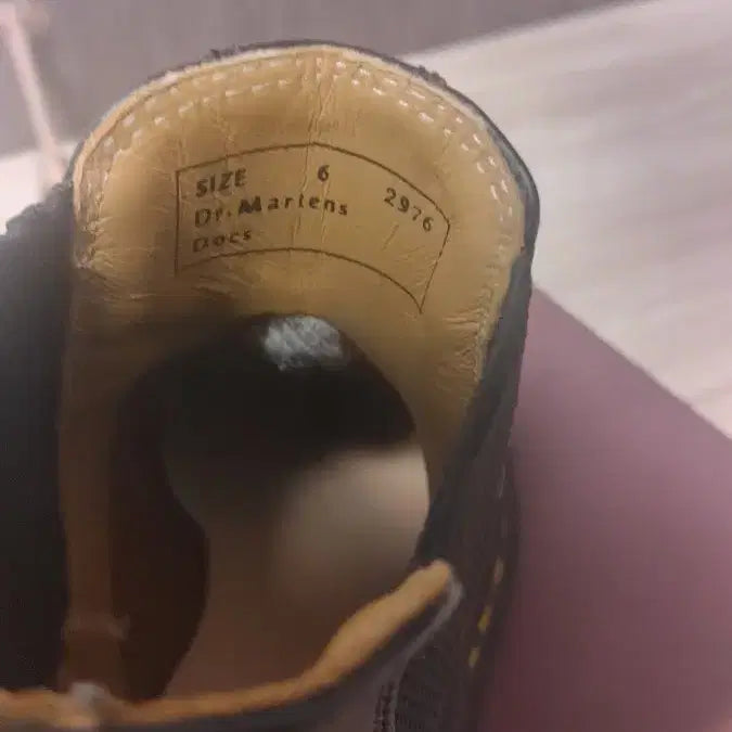 [BUNJANG] Dr. Martens MIE Vintage 2976 Black Boots / 닥터마틴 MIE 빈티지 2976 블랙 6사이즈
