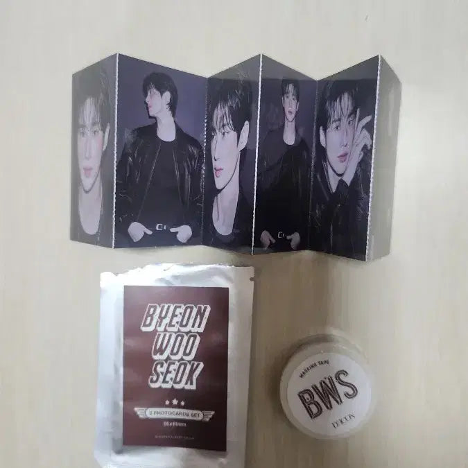 [BUNJANG] Byeon Woo Seok Dicon A Type Folding Photocard &amp; Masking Tape / 변우석 디아이콘A타입 폴딩포카,마스킹테이프