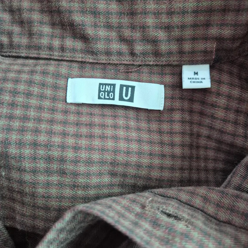 [BUNJANG] Uniqlo U Checked Shirt / (125) 유니클로 체크셔츠
