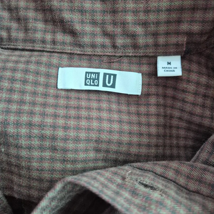 [BUNJANG] Uniqlo U Checked Shirt / (125) 유니클로 체크셔츠