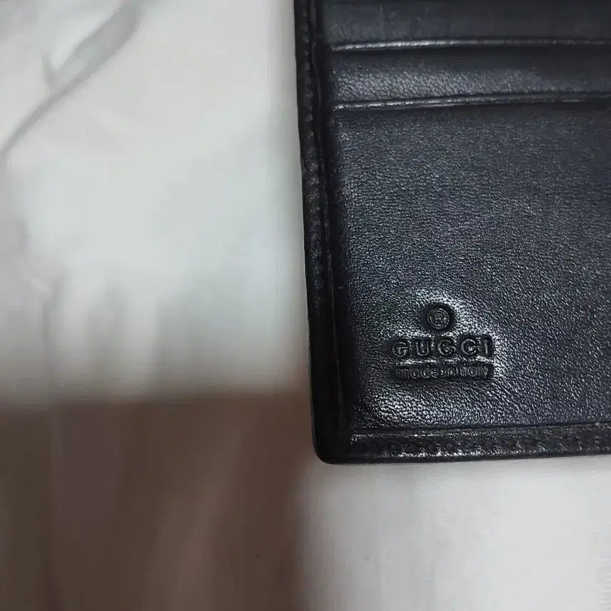 [BUNJANG] Gucci GG Logo Bifold Wallet Brown / 구찌 GG 로고 반지갑 브라운